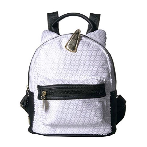 Betsey Johnson Handbags - New BETSEY JOHNSON mini sequin backpack